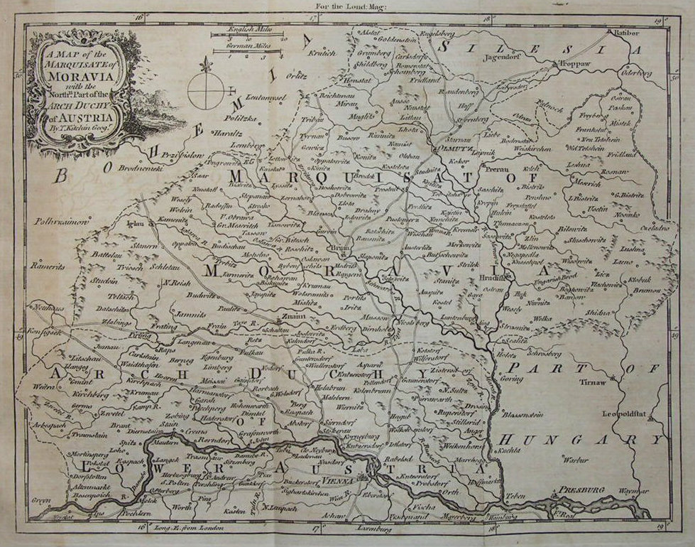 Map of Moravia